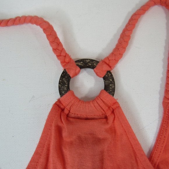 Rue 21 Braid Spaghetti Strap Sleeveless Racerback Blouse Tank Top Size S - Picture 3 of 6